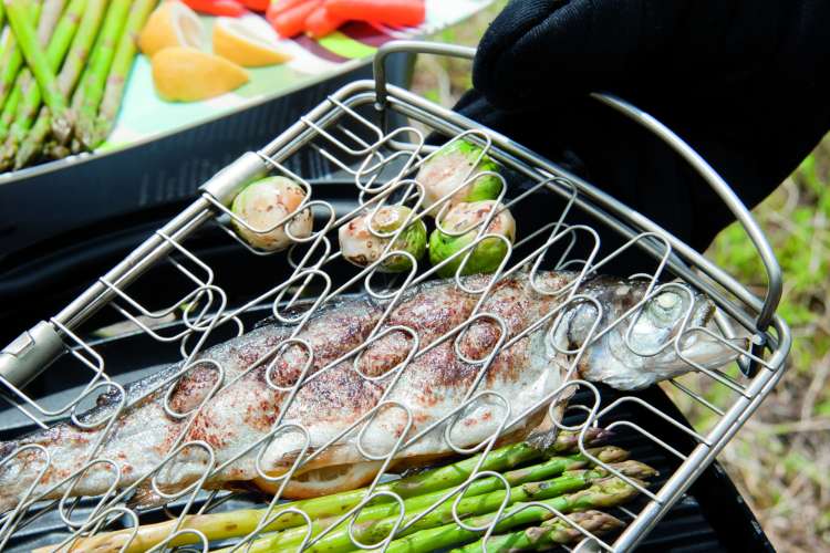 the Weber Grilling Basket is a great grilling gift