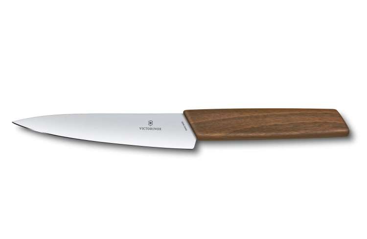 the victorinox swiss modern 6 inch chef's knife is one of the best chef's knives under $100