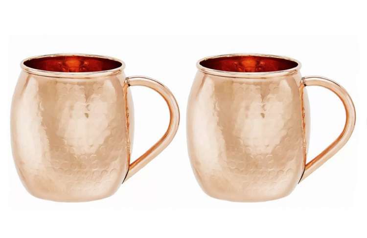 copper moscow mule mug set