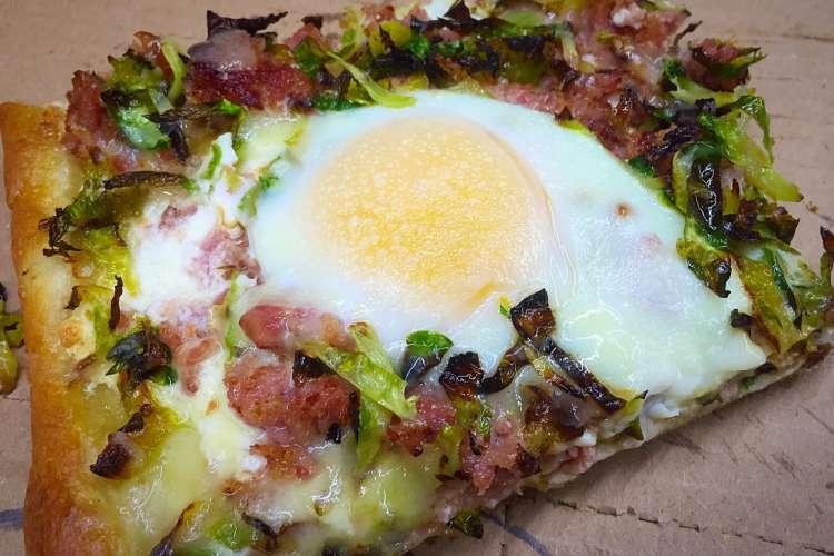 Pizza by Certé serves some of the best breakfast pizza in Manhattan.