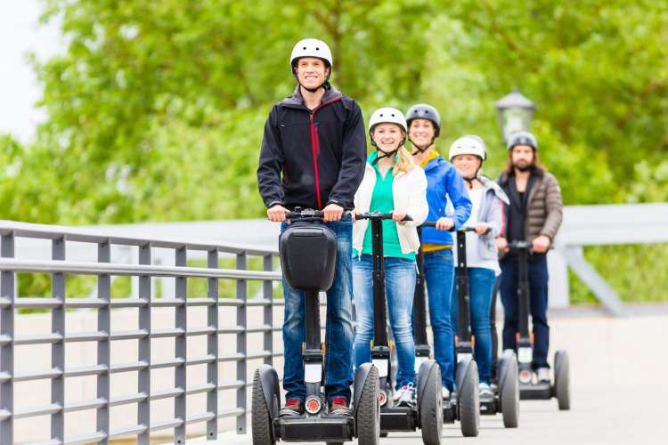 Segway tours are great team building activities in Toronto.