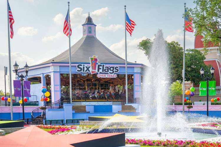 Six Flags Over Texas is a great team building activity in Dallas