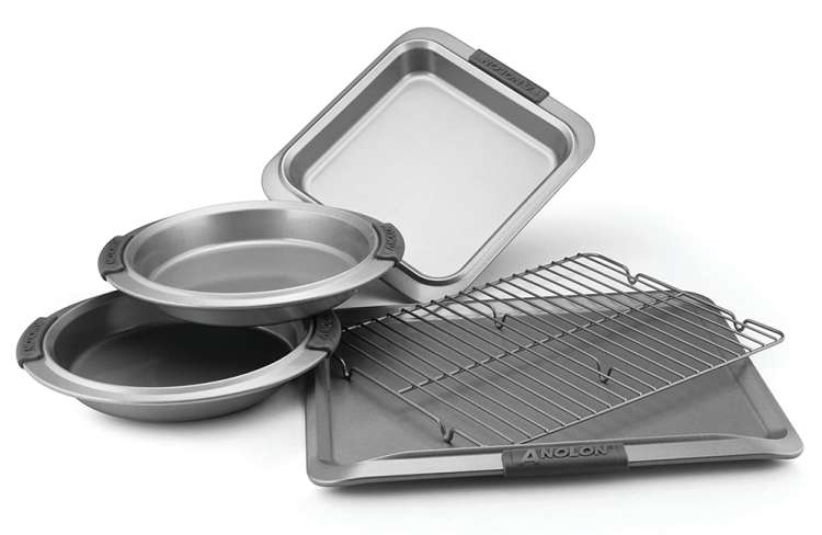 Anolon Advanced Bakeware 5-Piece Bakeware Set – Graphite