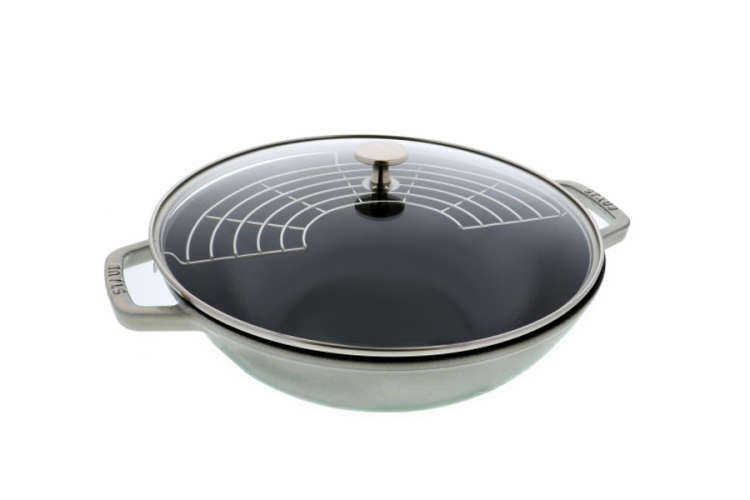 the Staub Perfect Pan 4.5 Qt - White Truffle is an important asian cooking utensil