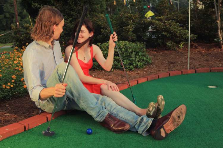 Mini golf is a fun third date idea.