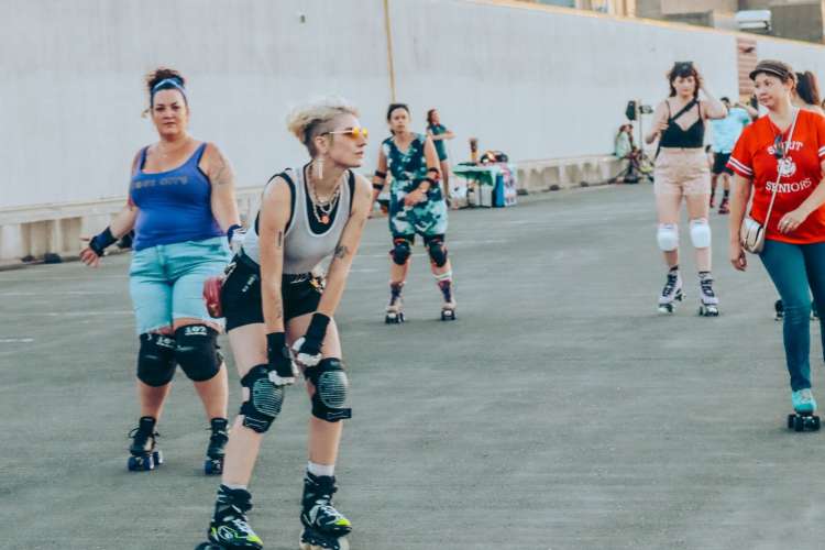 The Roller Derby at Rose City Rollers is a great team building activity in Portland