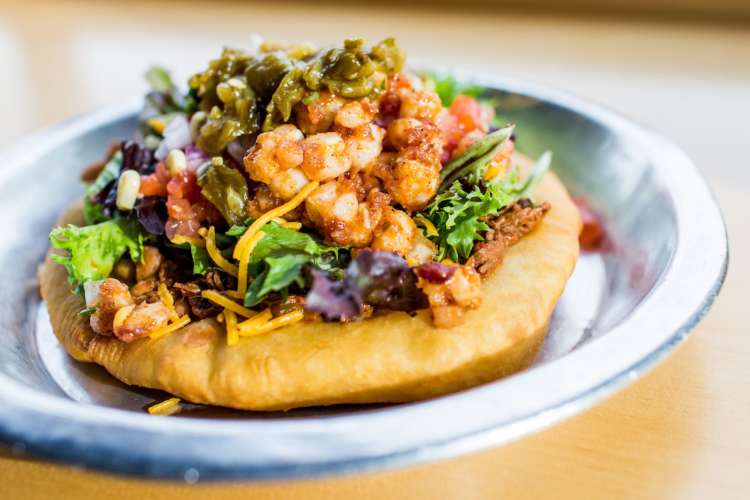 Fry bread tacos at Tocabe are an incredible Denver food