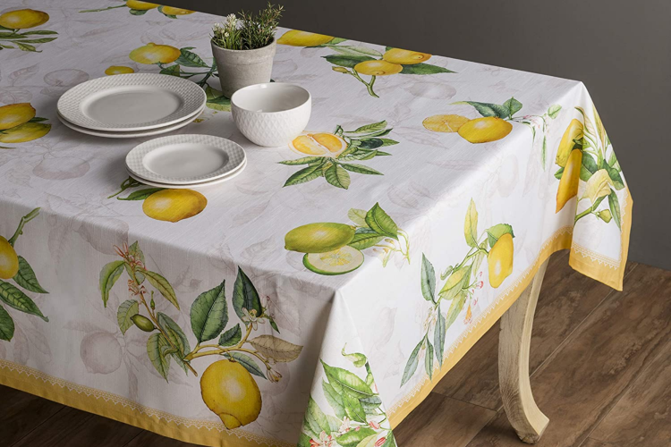 a floral tablecloth is a nice easter gift idea