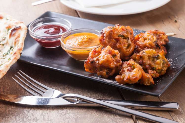 Pakoras are an Indian food that are deep fried vegetables