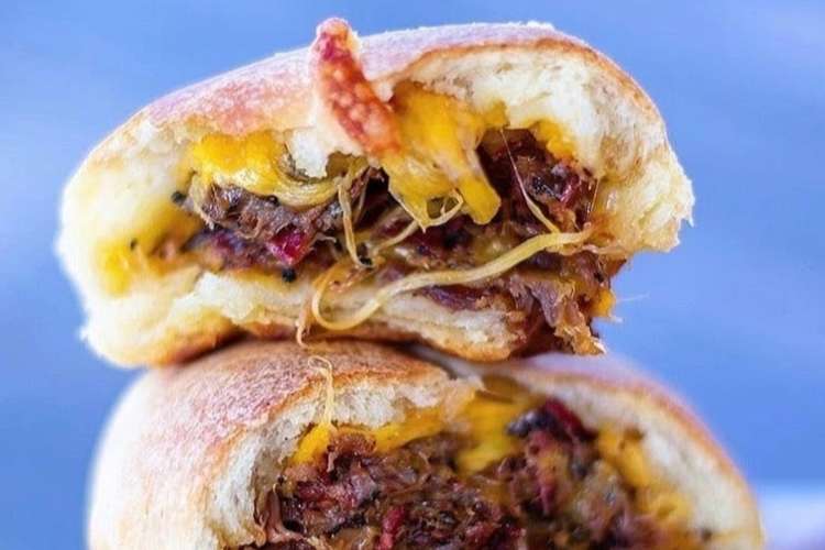 the brisket kolache at kerlin bbq in austin