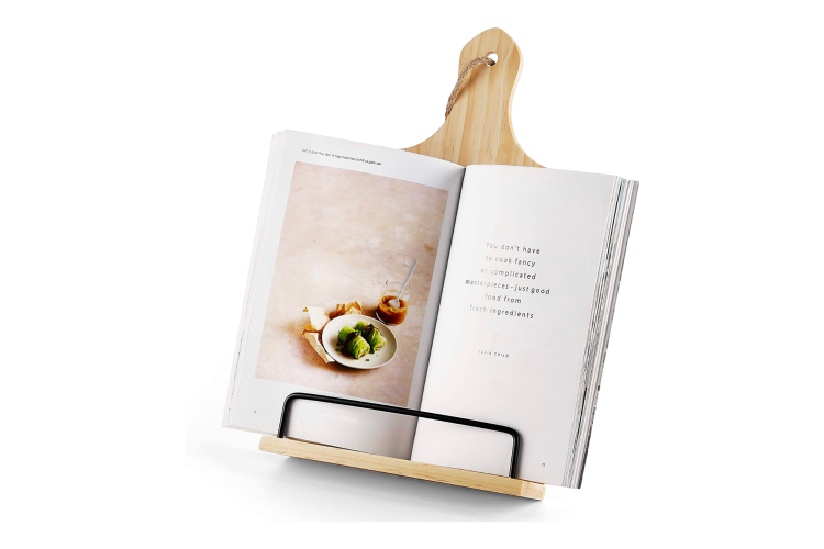 cookbook and tablet holder stand