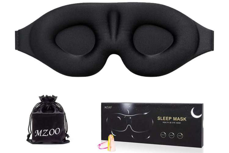 contoured sleeping eye mask