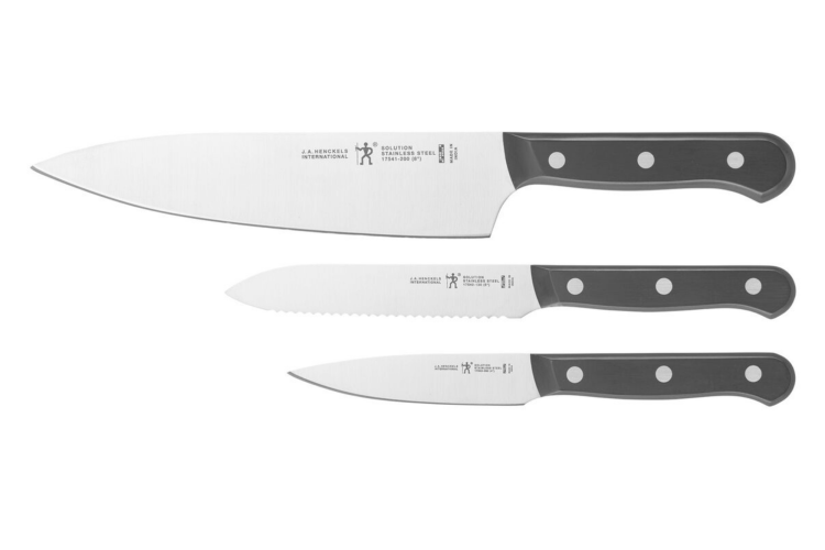 henckels solution 3 piece knife set