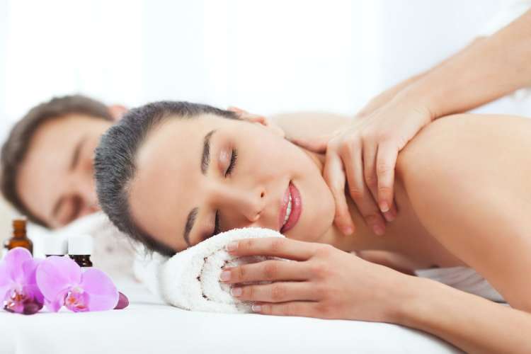 Couples massage is a romantic fall date idea. 