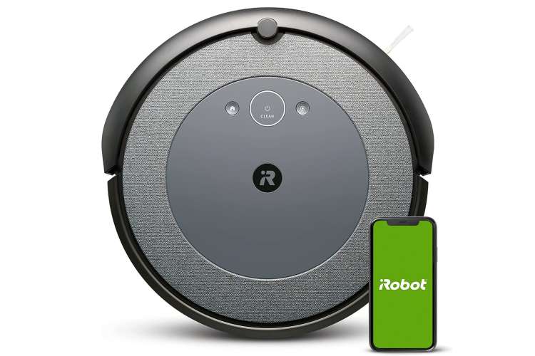 a Roomba, a robotic floor cleaner