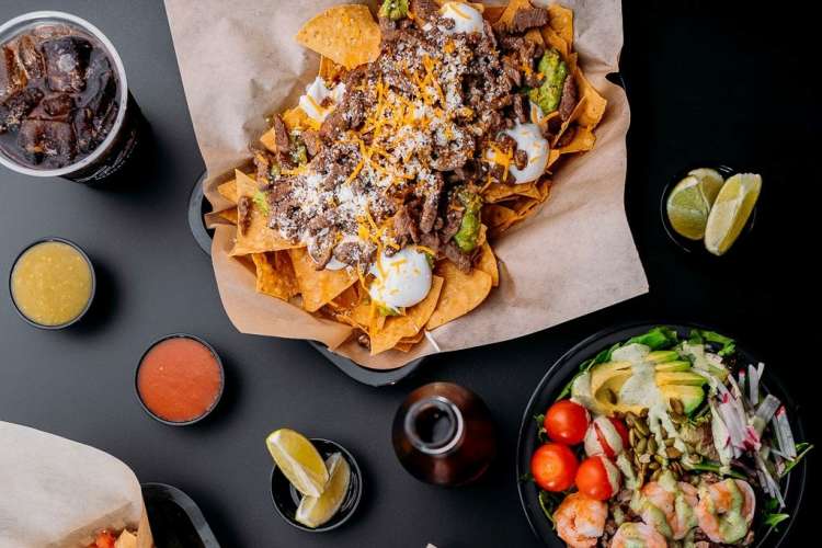 carne asada nachos from lolita's in san diego