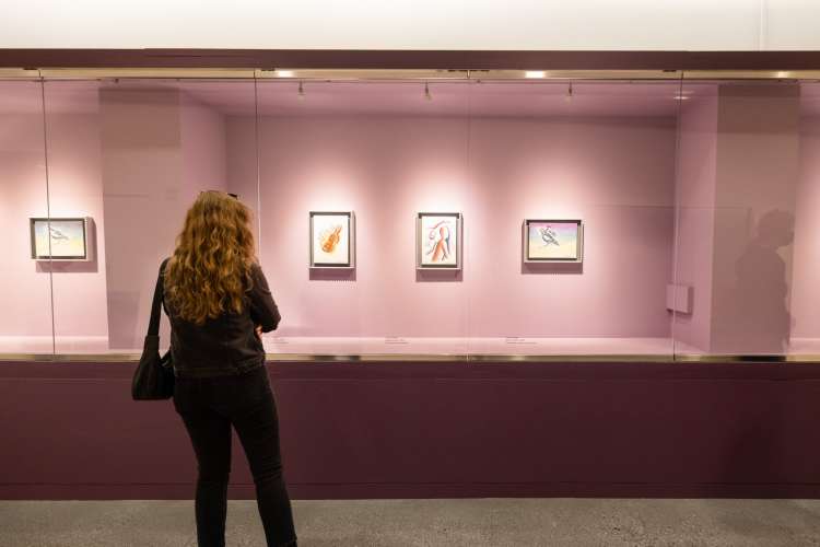 visitors at the contemporary jewish museum