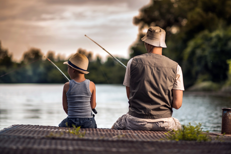 going fishing is one of the best things to do on father's day