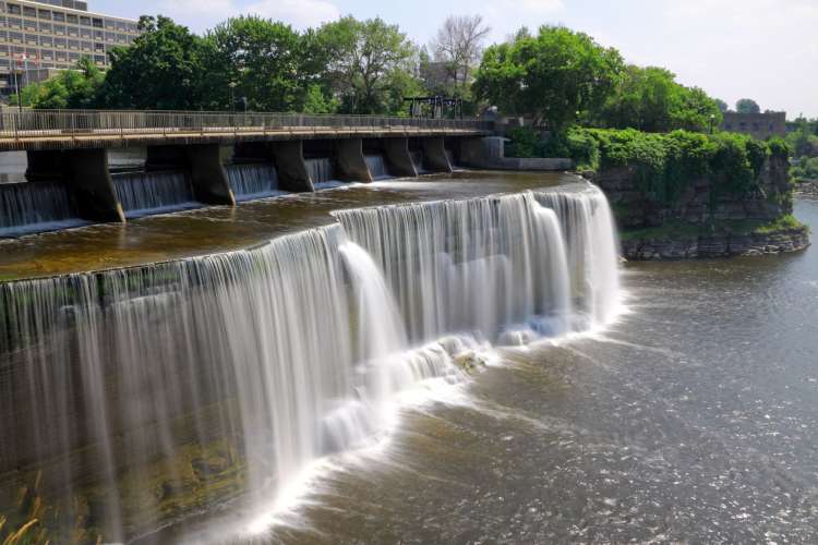 Rideau Falls in Ottawa, Canada