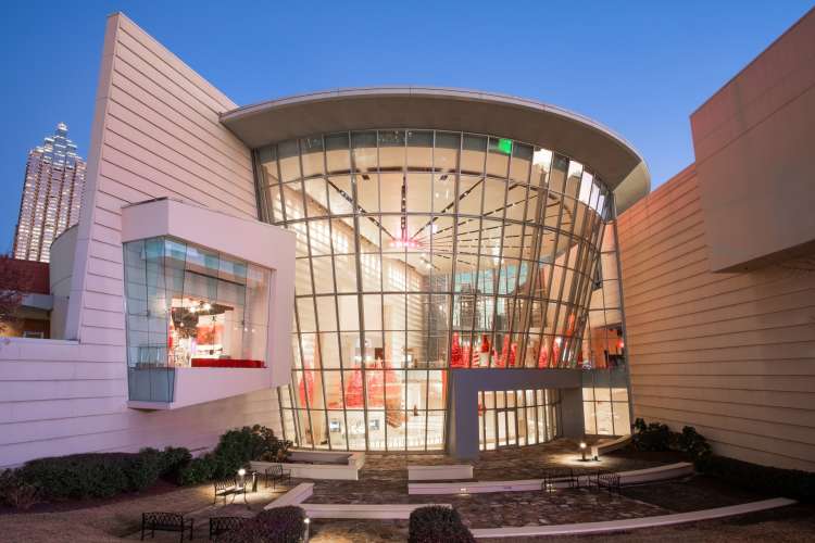 exterior of the world of coca-cola