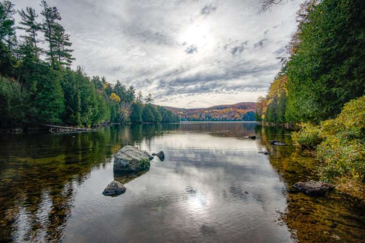 tranquil Meech Lake in Ottawa