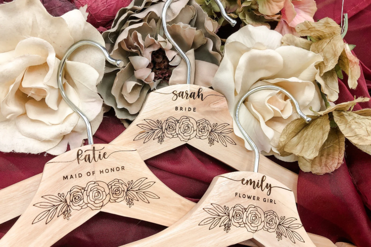 personalized wooden name hangers