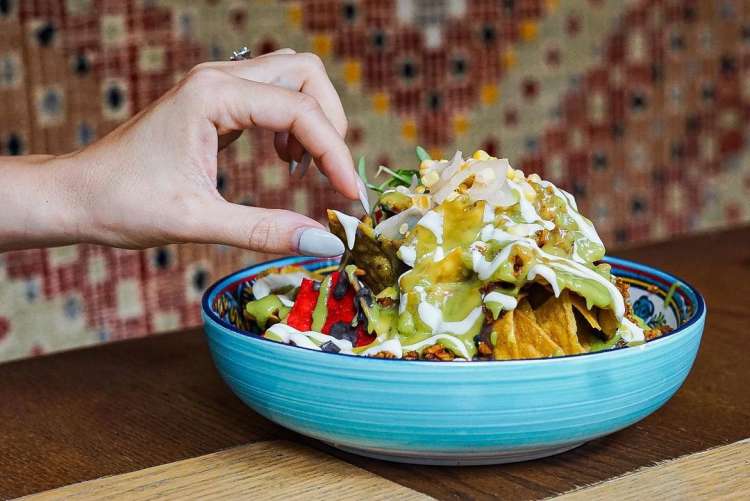 nacho bowl from jajaja mexicana