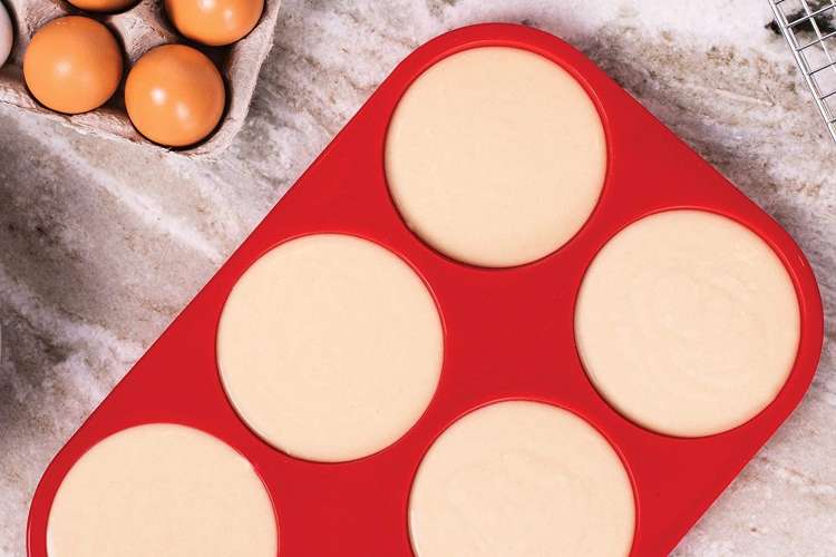 Mrs. Anderson's Silicone 6-Cup Muffin Top Pan