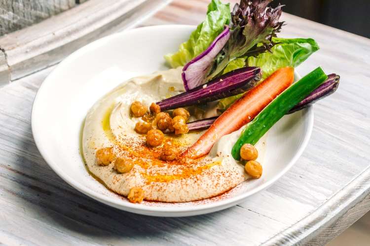 hummus platter from aba