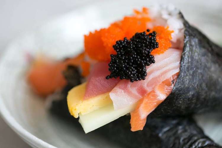 a hand roll sushi party is a tasty way to celebrate your 30th birthday party