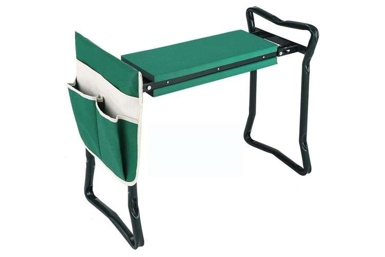 gardener's tool seat with storage