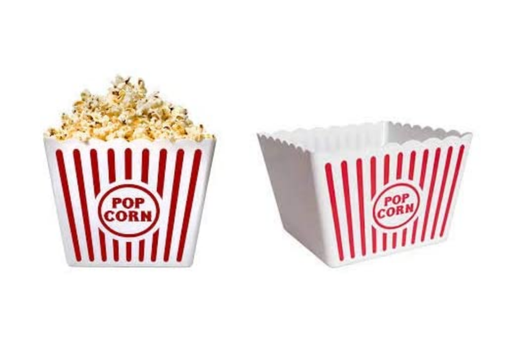 a movie popcorn bucket is a cute bridesmaid gift idea