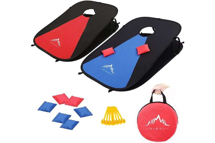 collapsible corn hole game set