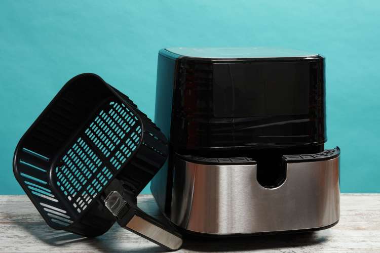 Never submerge the basket in water when learning how to clean your air fryer