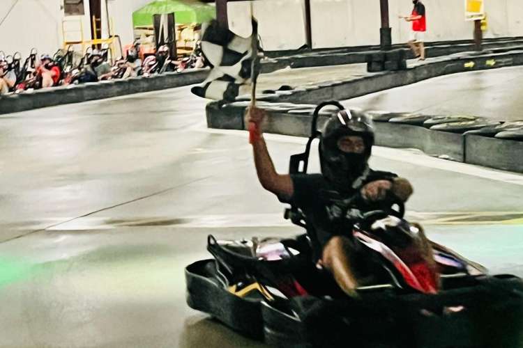 Go-kart racing is an exciting team building activity in Raleigh.