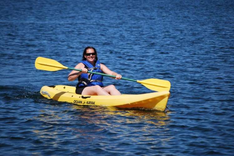 Head to the Sac State Aquatic Center at Lake Natoma for your own team building activities in Sacramento — water edition!