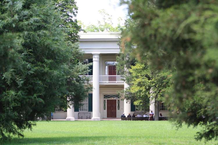 mansion at Andrew Jackson’s Hermitage estate