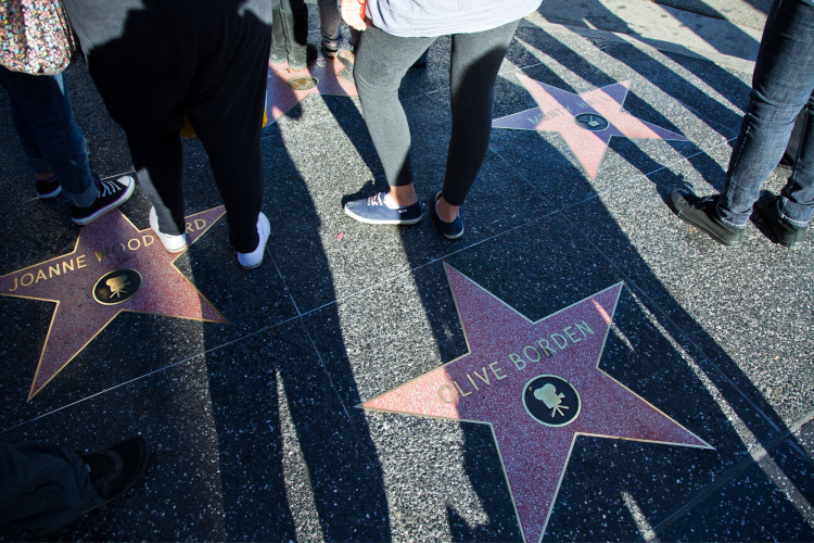 visit the hollywood walk of fame for a fun thing to do in los angeles