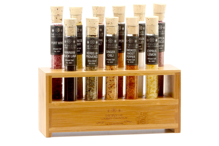 a spice sampler is a thoughtful 60th birthday gift idea