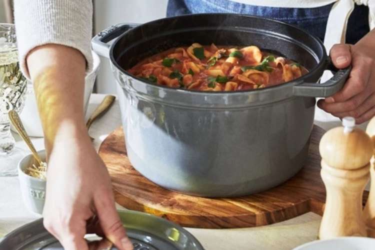 the Staub Tall Cocotte 5 QT is one of the best cast iron pans