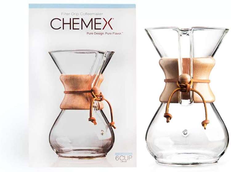 chemex pour over coffee maker