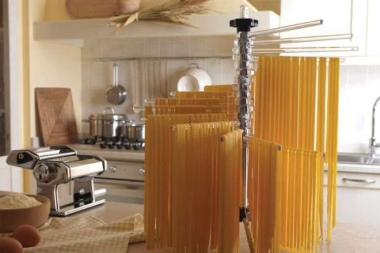 the Marcato Atlas Pasta Drying Rack is one of the best pasta making tools