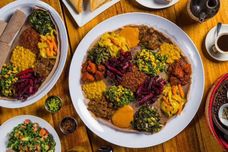 Bunna is a great Ethiopian vegan restaurant in NYC.