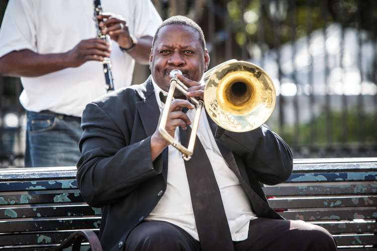 Listening to local jazz is a classic team building activity in New Orleans.