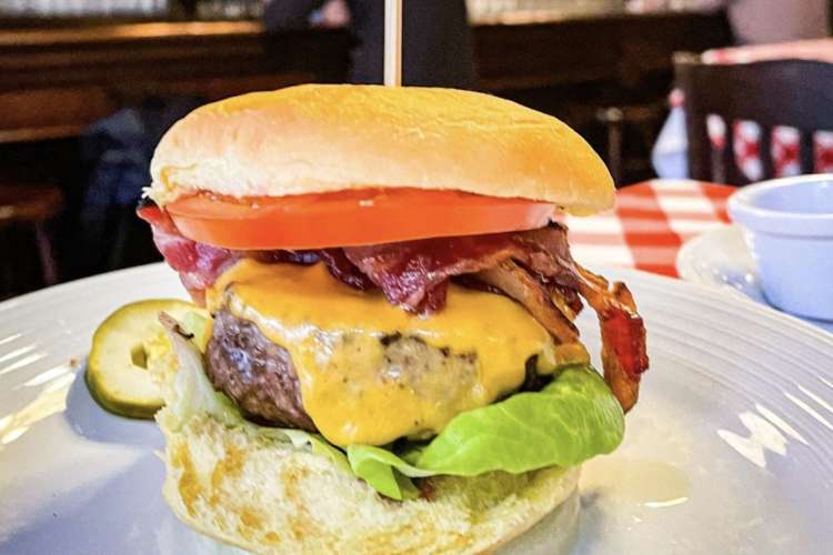 The Cadillac is one of the all-time best burgers in NYC.