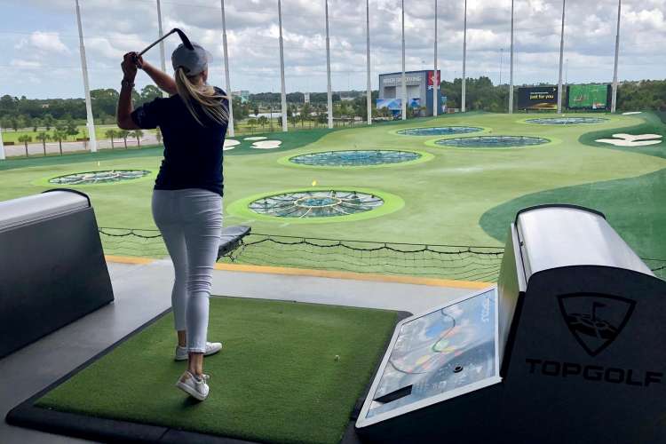 play topgolf for a fun thing to do in atlanta