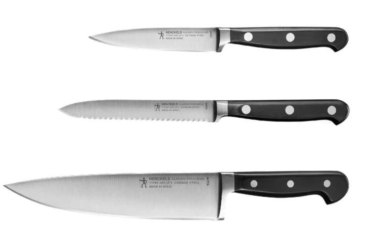 the Henckels 3pc Knife Starter Set is one of the best knife sets