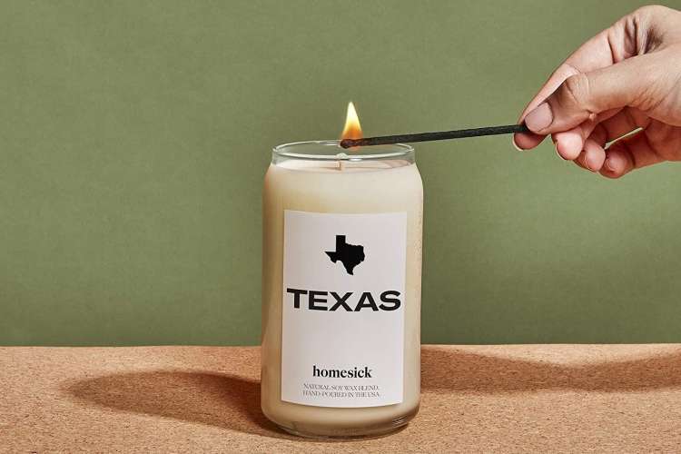 a homesick candle is a cute long distance relationship gift