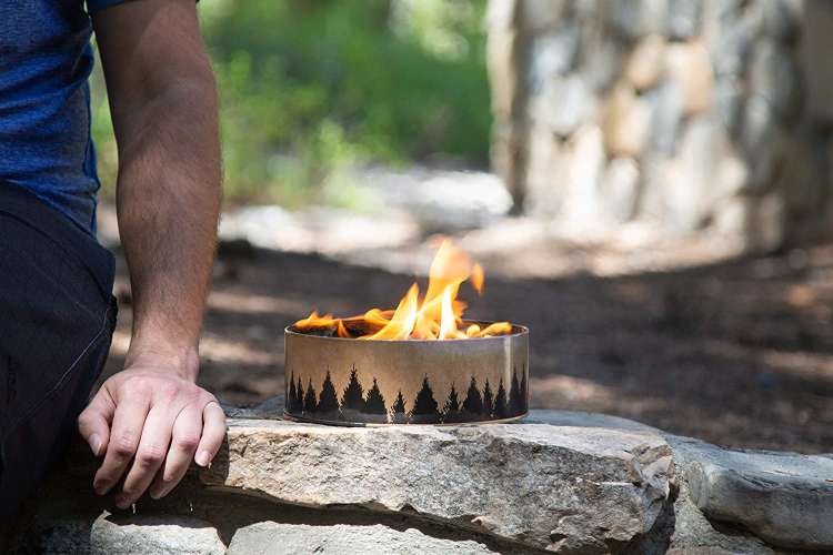 a portable campfire is a great christmas gift for men