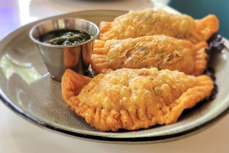 The sweet potato empanadas at Belse are incredible Dallas food.